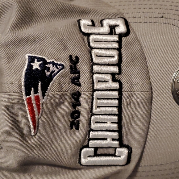 PATRIOTS AFC 2014 CHAMPS CAP NWT - Picture 2 of 8